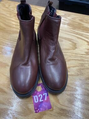 Marc Joseph New York Ave Of Americas Chelsea Boots women 9.5 red Leather Ankle